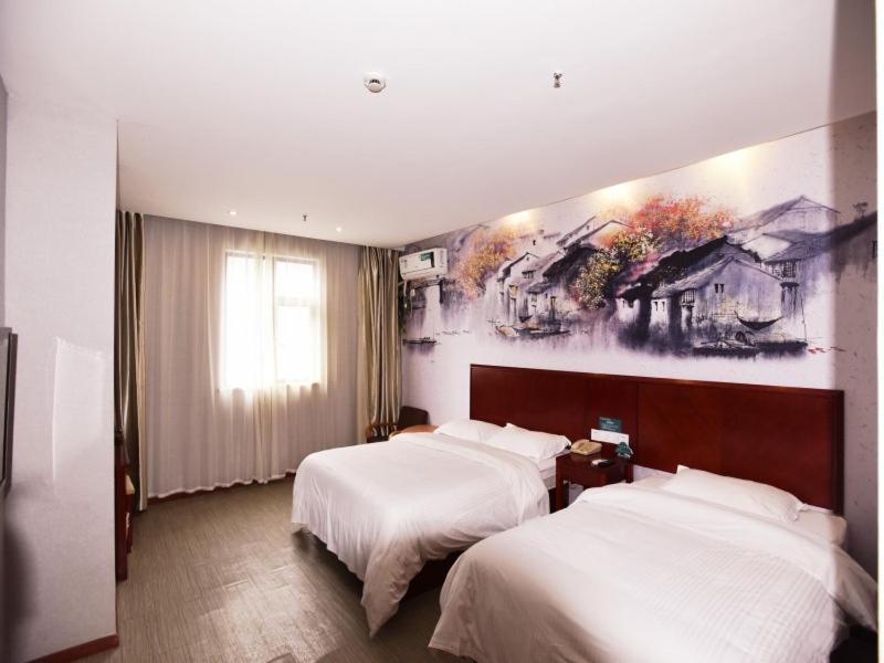 Greentree Inn Jiangsu Suzhou International Film City South Jinshan Road Express Hotel Buitenkant foto