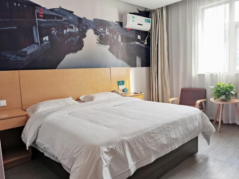 Greentree Inn Jiangsu Suzhou International Film City South Jinshan Road Express Hotel Buitenkant foto