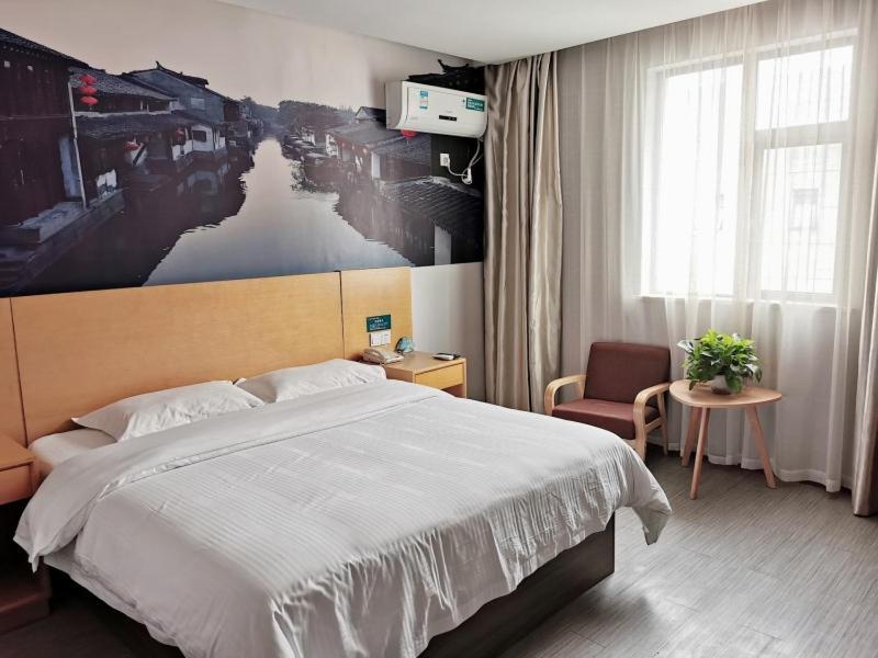 Greentree Inn Jiangsu Suzhou International Film City South Jinshan Road Express Hotel Buitenkant foto