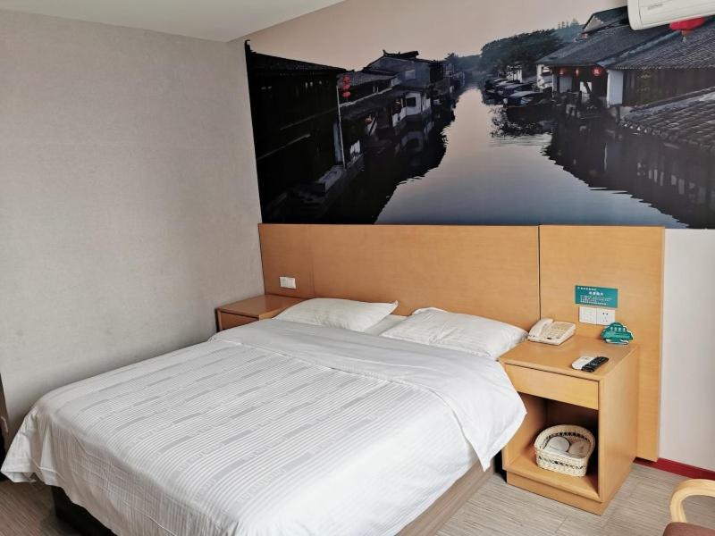 Greentree Inn Jiangsu Suzhou International Film City South Jinshan Road Express Hotel Buitenkant foto